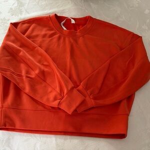 lululemon athletica Orange Sweatshirt